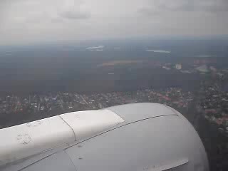 landing at berlin tegel airport