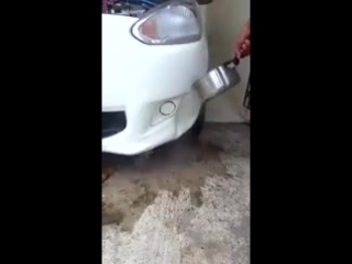 the original way to get rid of a dent in the bumper